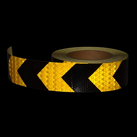 black reflective safety tape