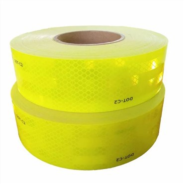 DOT-C2 fluorescerende gul reflekterende tape