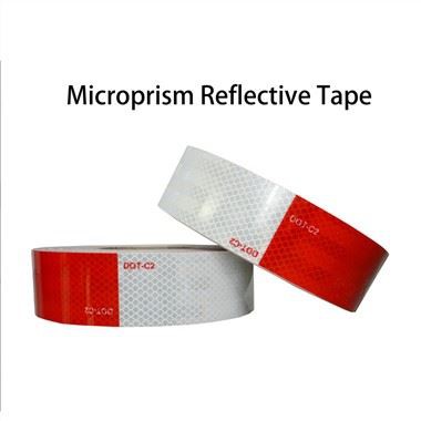 Rød Hvit DOT reflekterende tape