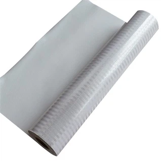 Hvit ikke-klebende PVC-refleksduk