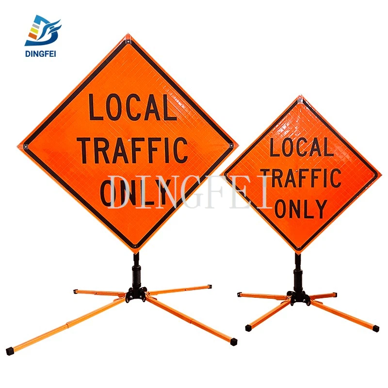 LOCAL TRAFFIC ONLY SIGN