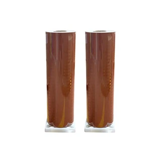 Brunt reflekterende ark for veiskilt